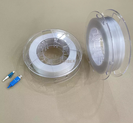 G657b3 Ftth Tac Fiber Transparent Invisible 0.9mm Nylon / Pvc