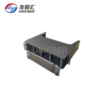 2U 288 Ports MPO To LC Patch Panel Metal Material For Data Center OEM