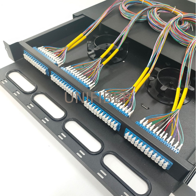 1U 19-inch 96 Ports LC Fiber Distribution Panel