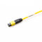12 Core Flat Ribbon Yellow MPO MTP Patch Cord Single Mode
