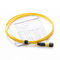 12 Core Flat Ribbon Yellow MPO MTP Patch Cord Single Mode