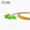G657A2 LSZH 12C Ribbon Fiber Optic Pigtail 1.5m SC APC Drop Cable Pigtails
